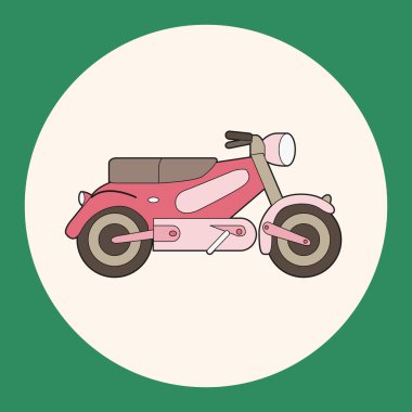 ulaşım motor Tema öğeleri vektör, eps