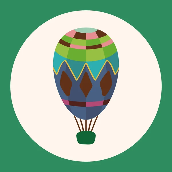 Θερμού αέρα ballon σχεδιαστικά στοιχεία του φορέα — Διανυσματικό Αρχείο