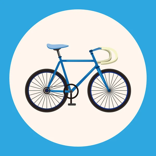 Cykel cartoon design element vektor — Stock vektor