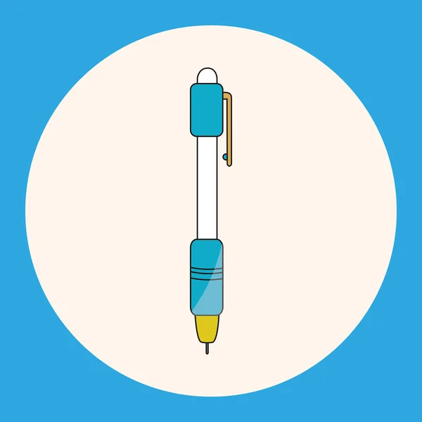 Automatische potlood-thema-elementen — Stockvector