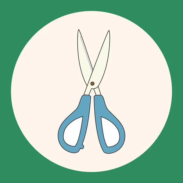 Scissors theme elements — Stock Vector