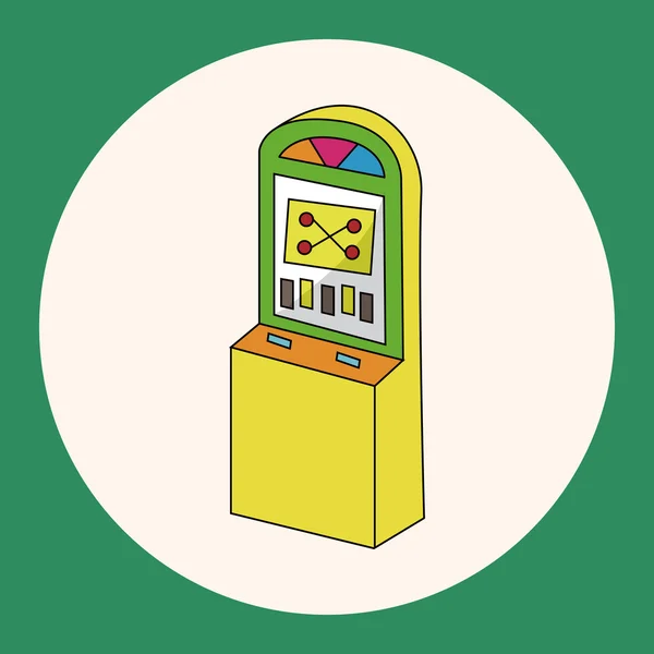 Elemente de Tematica cazinou slot machine — Stock Vector