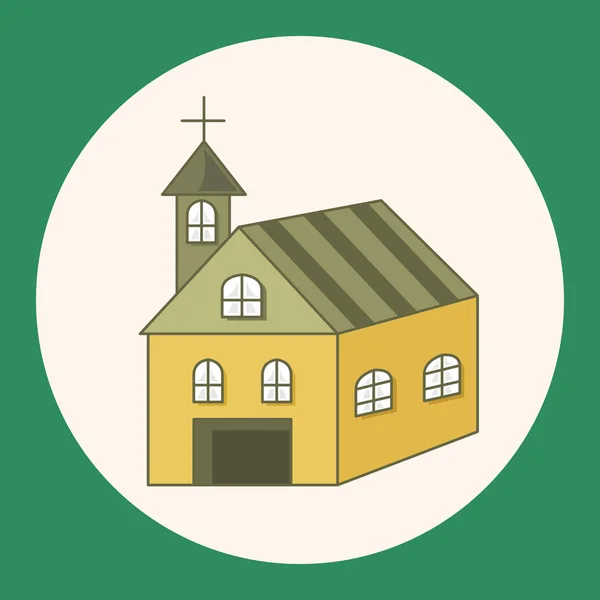 Building church theme elements, eps — стоковый вектор