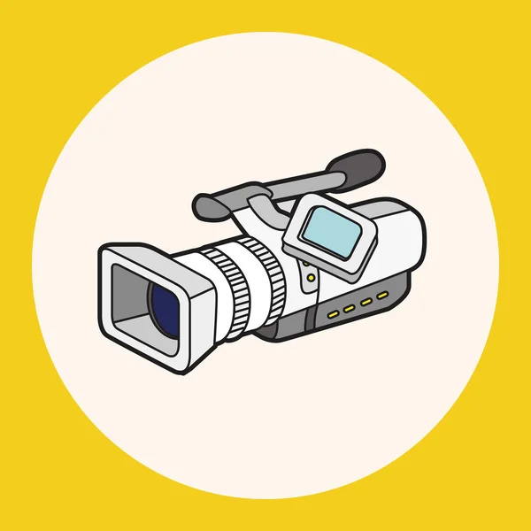 Éléments de thème caméra vidéo vecteur, eps — Image vectorielle
