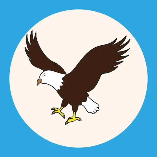 Eagle thema-elementen — Stockvector