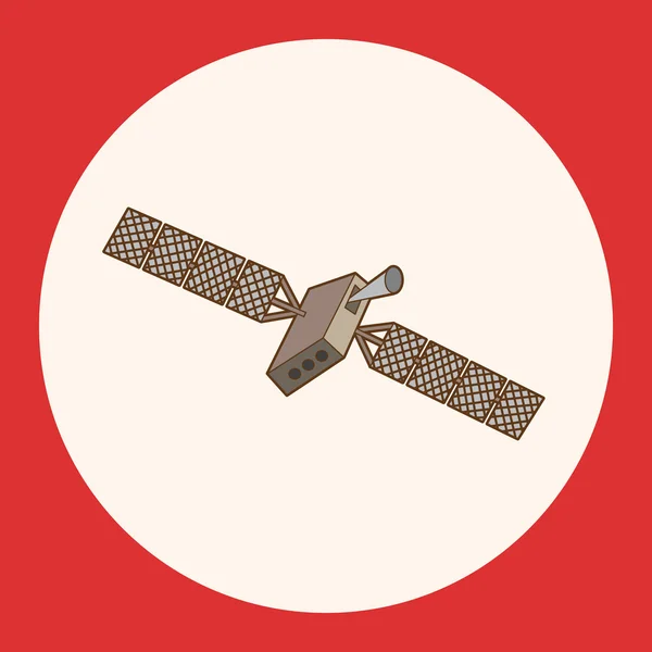Space Satellite thème éléments vecteur, eps — Image vectorielle