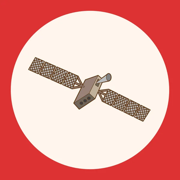 Ruimte satelliet thema-elementen vector, eps — Stockvector