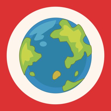 Boşluk dünya Tema öğeleri vektör, eps