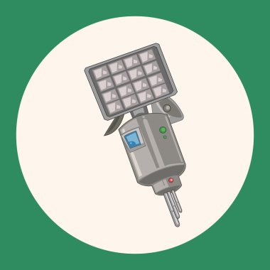 Uydu eps Tema öğeleri vektör, uzay