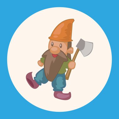 Cüceler Tema öğeleri simge öğesi