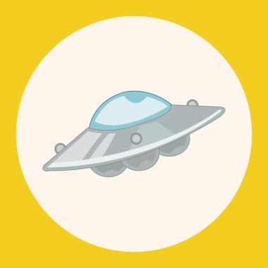 Boşluk Ufo Tema öğeleri vektör, eps simgesi öğesi