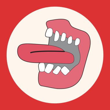 rock müzik logo ağız Tema öğeleri vektör, eps simgesi öğesi