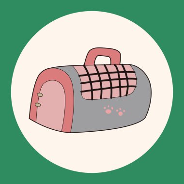 evde beslenen hayvan ekipmanları kafes Tema öğeleri vektör, eps simgesi öğesi