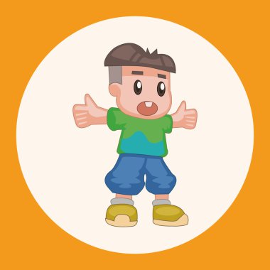 çocuk tema öğeleri simge öğesi