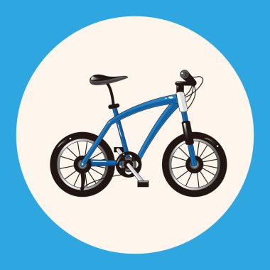 ulaşım Bisiklet Tema öğeleri vektör, eps simgesi öğesi