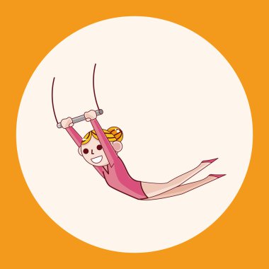 sirk hokkabaz Tema öğeleri vektör, eps simgesi öğesi