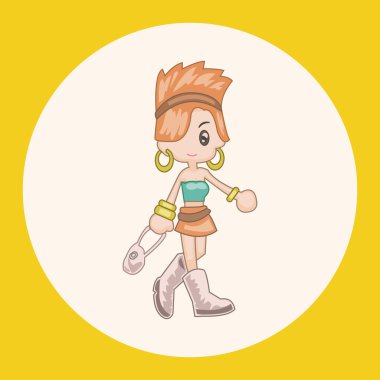 Alışverişçi Tema elemets vektör, eps simgesi öğesi