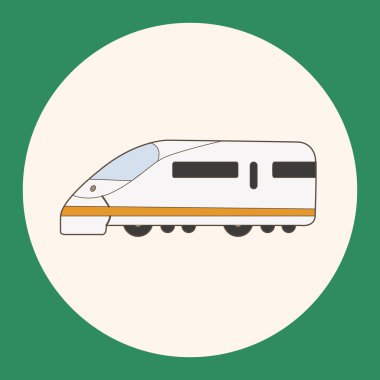 ulaşım tren Tema öğeleri vektör, eps simgesi öğesi