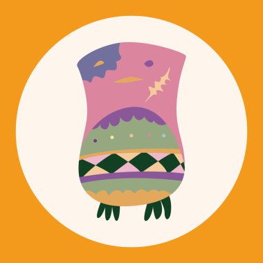 baykuş karikatür Tema öğeleri vektör, eps simgesi öğesi