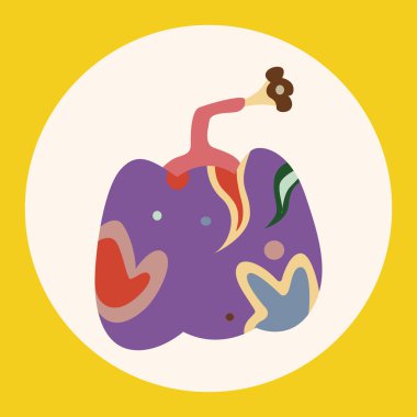 Stil kabak çizgi film öğeleri vektör, eps simgesi öğesi