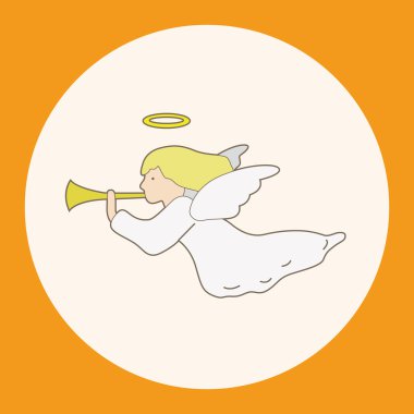 Angel Tema öğeleri vektör, eps simgesi öğesi