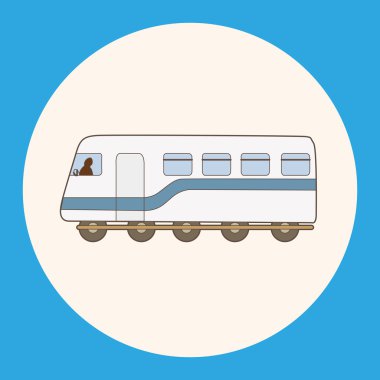 ulaşım tren Tema öğeleri vektör, eps simgesi öğesi