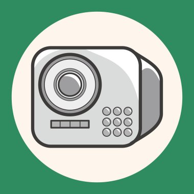 Stil radyo Tema öğeleri vektör, eps simgesi öğesi