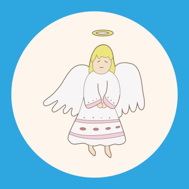Angel Tema öğeleri vektör, eps simgesi öğesi
