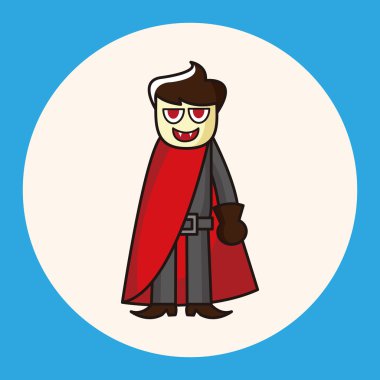 tuhaf canavar Tema vampir öğeleri vektör, eps simgesi öğesi