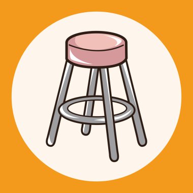 mobilya Tema koltuk kanepe öğeleri vektör, eps simgesi öğesi