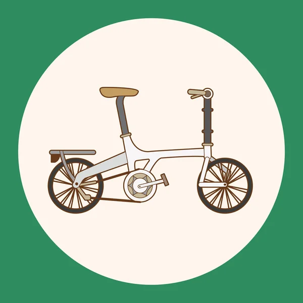 Transporte bicicleta tema elementos vector, eps — ストックベクタ