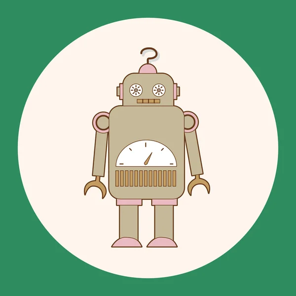 Robot theme elements vector,eps icon element — Stock Vector