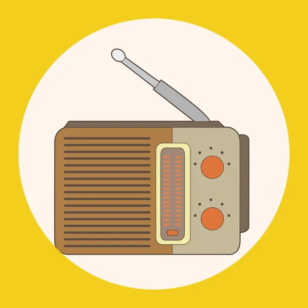 Radio thema elementen vector, EPS-pictogram element — Stockvector