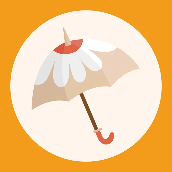 Parapluie éléments thème vecteur, eps élément icône — Image vectorielle