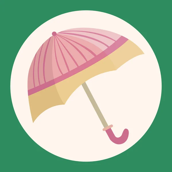 Elementi a tema ombrello vettoriale, elemento icona eps — Vettoriale Stock