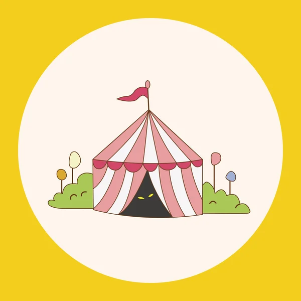 Circus tent theme elements vector,eps icon element — Stock Vector