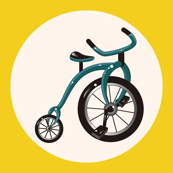Ulaşım Bisiklet Tema öğeleri vektör, eps simgesi öğesi — Stok Vektör