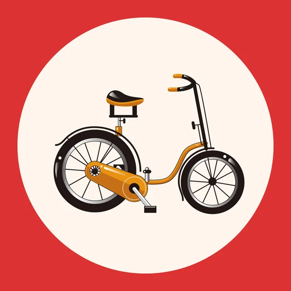 Transport Fahrrad Thema Elemente Vektor, eps Symbol Element — Stockvektor