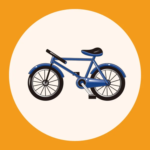 交通自行车主题元素矢量、 eps 图标元素 — 图库矢量图片