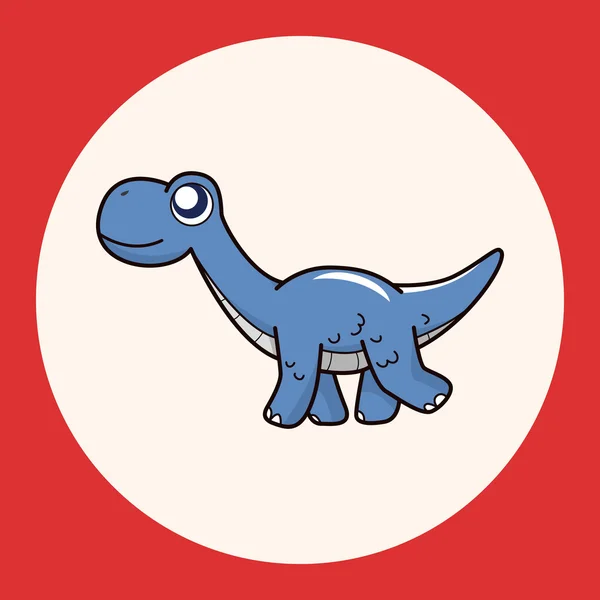 Dinosaur cartoon theme elements vector,eps icon element — Stock Vector