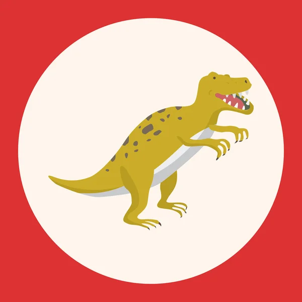 Dinosaur cartoon thema elementen vector, EPS-pictogram element — Stockvector