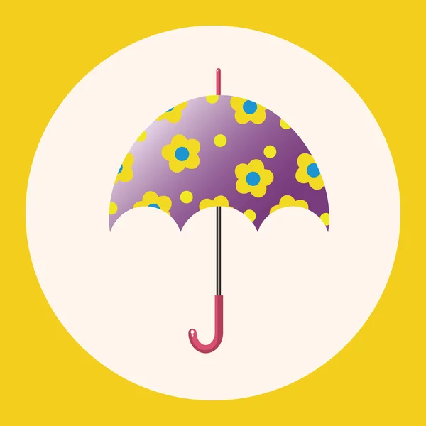 Umbrella theme elements vector,eps icon element — Stock Vector