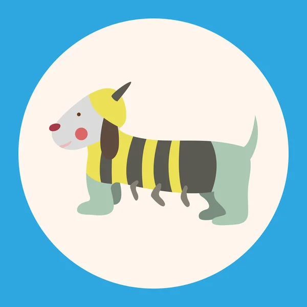 Animal perro dibujos animados tema elementos icono elemento — Archivo Imágenes Vectoriales