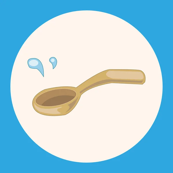 Kitchenware spoon theme elements vector,eps icon element — Stock Vector