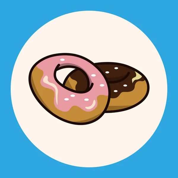 Elemento icono de elementos de tema cookie — Vector de stock