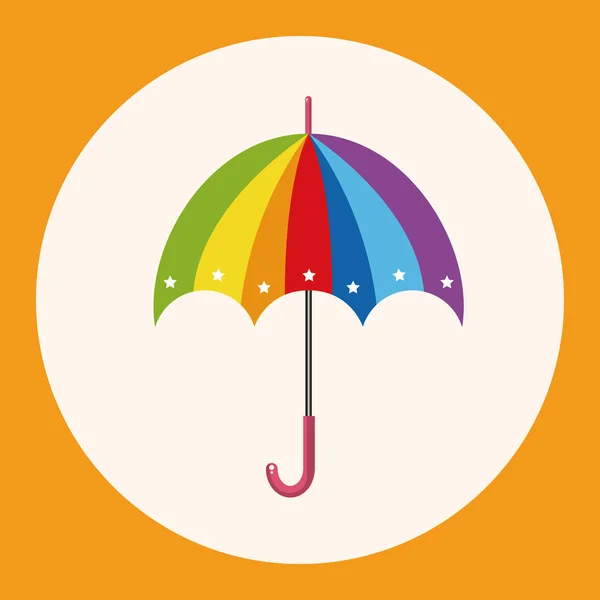 Umbrella theme elements vector,eps icon element icon element — Stock Vector