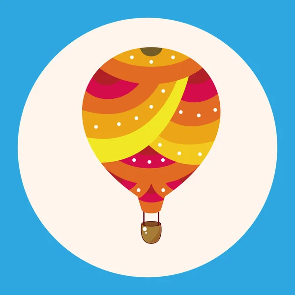 风格的热空气气球主题元素矢量、 eps — 图库矢量图片