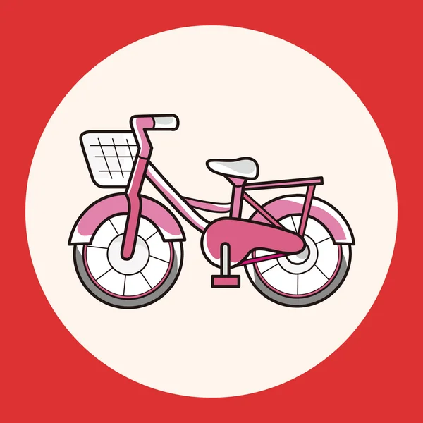 Transport cykel tema elementer vektor, eps ikon element – Stock-vektor