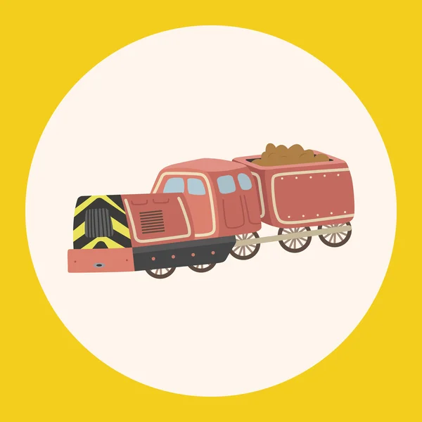 Transportation train theme elements vector,eps icon element — Stock Vector