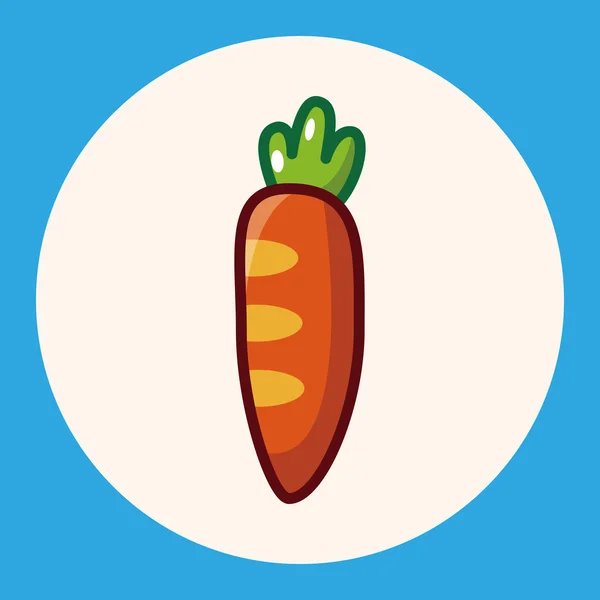 Groenten en fruit thema elementen pictogram element — Stockvector